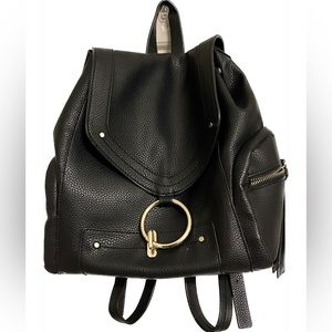 Faux leather Zara backpack